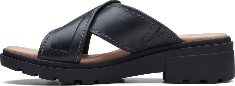 Clarks Sandals Coast Cross Black