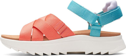 Clarks Sandals Dashlite Cross Peach Combi