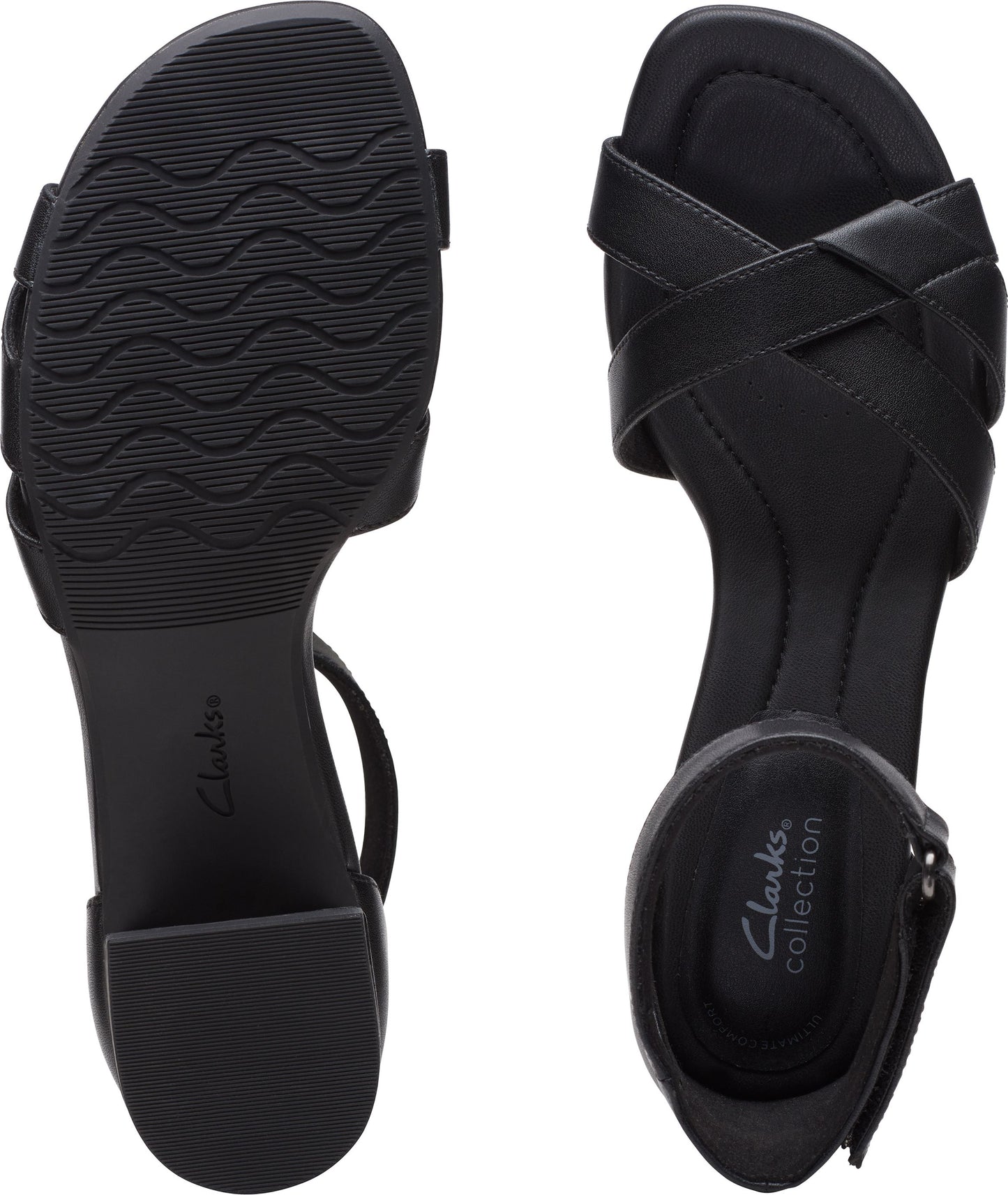 Clarks Sandals Desirae Lily Black