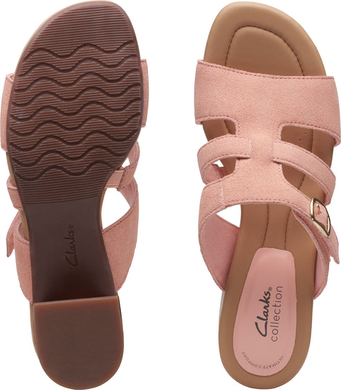 Clarks Sandals Desirae Palm Peach