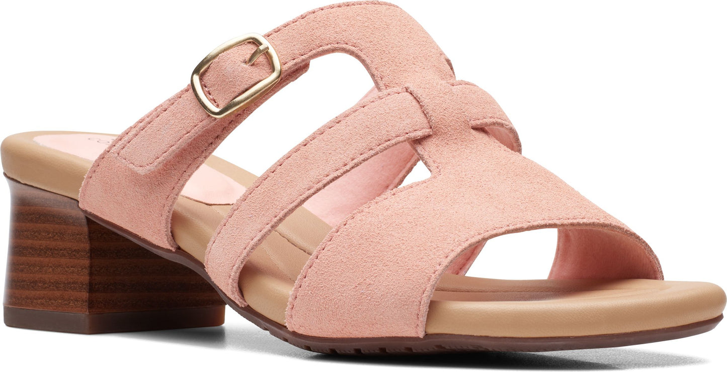 Clarks Sandals Desirae Palm Peach