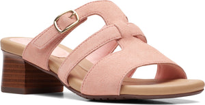 Clarks Sandals Desirae Palm Peach