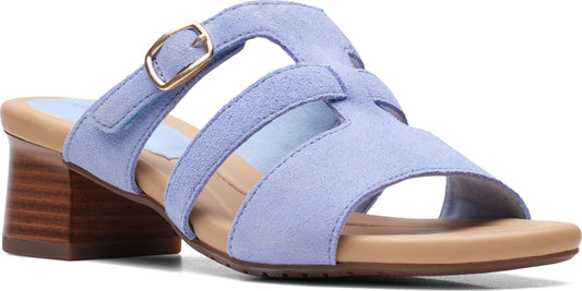 Clarks Sandals Desirae Palm Powder Blue