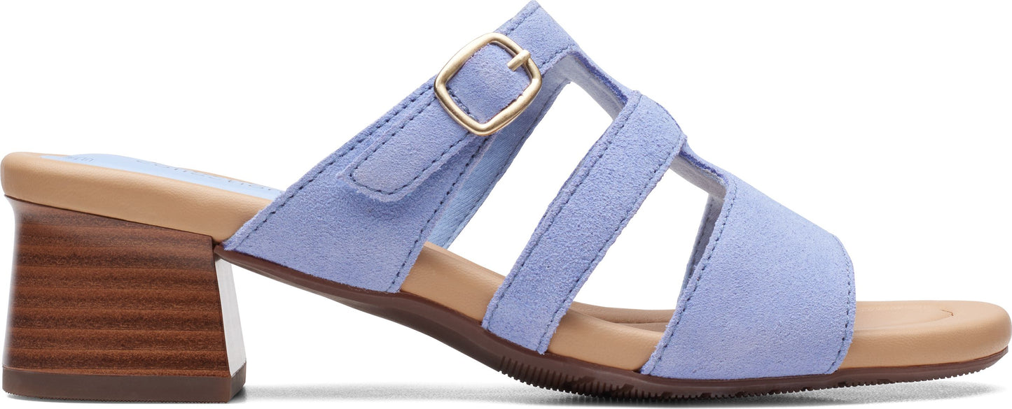 Clarks Sandals Desirae Palm Powder Blue