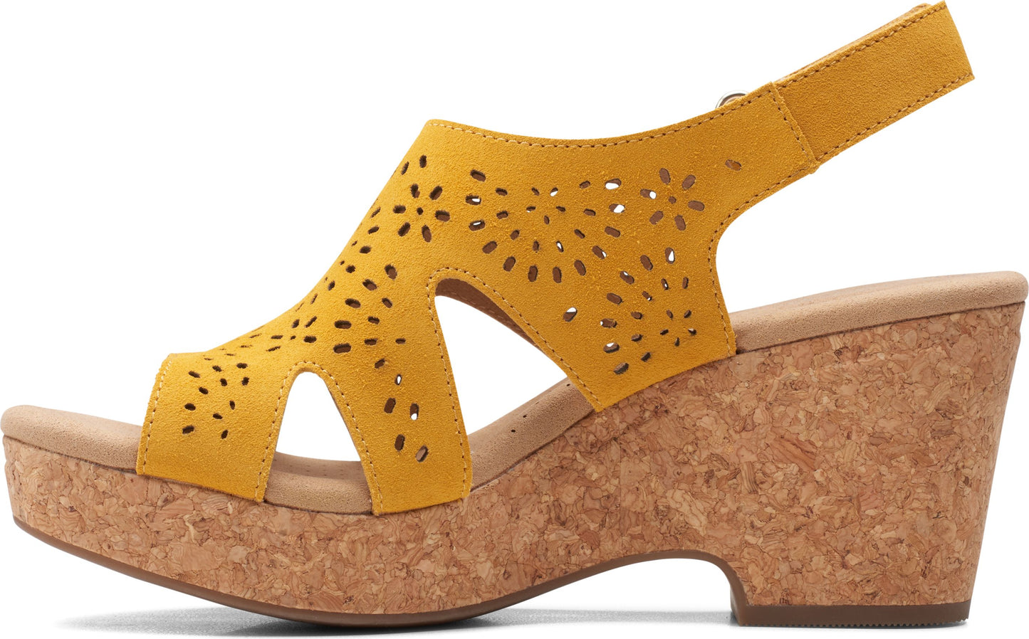 Clarks Sandals Giselle Bay Golden Yellow