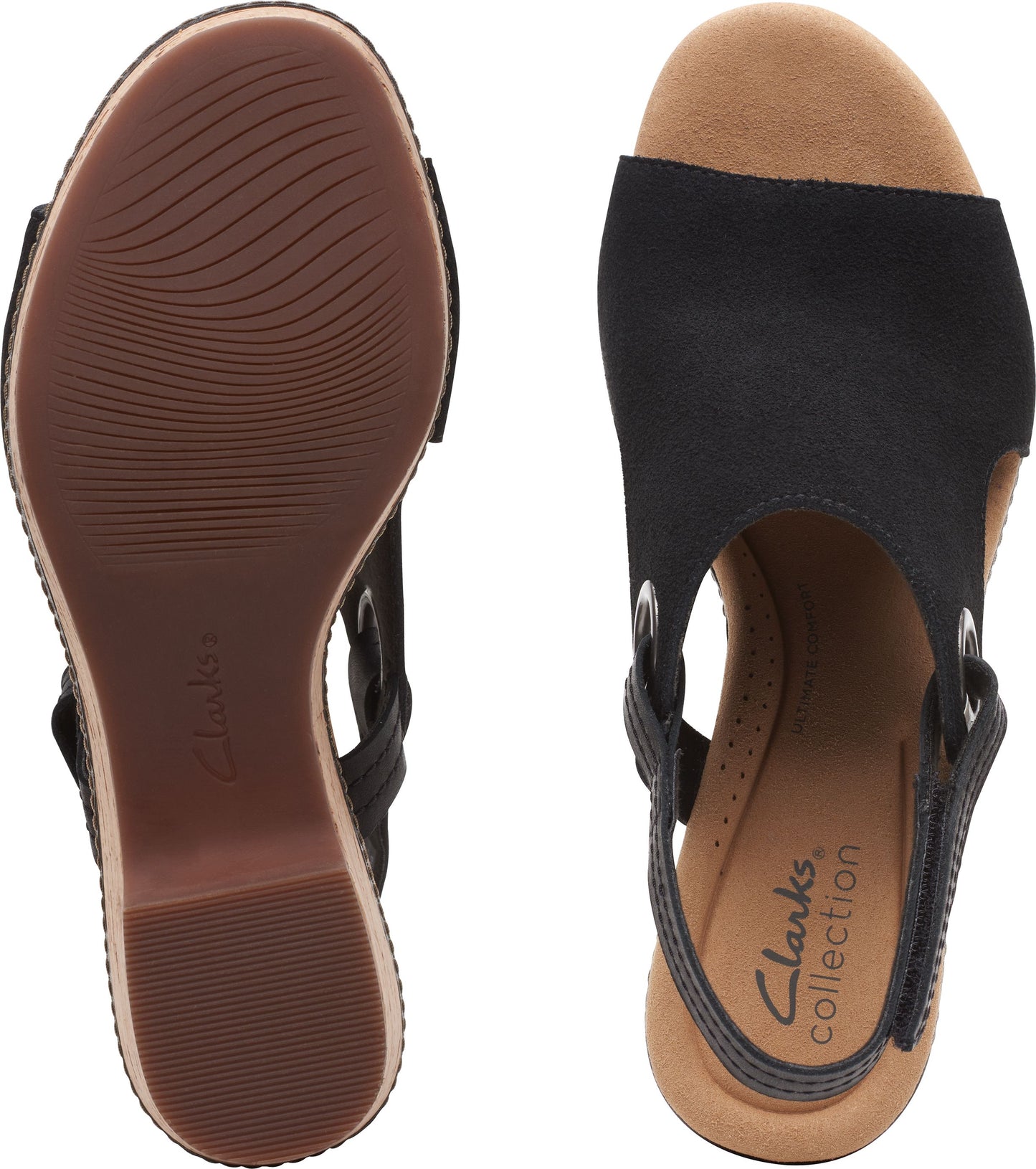 Clarks Sandals Giselle Sea Black