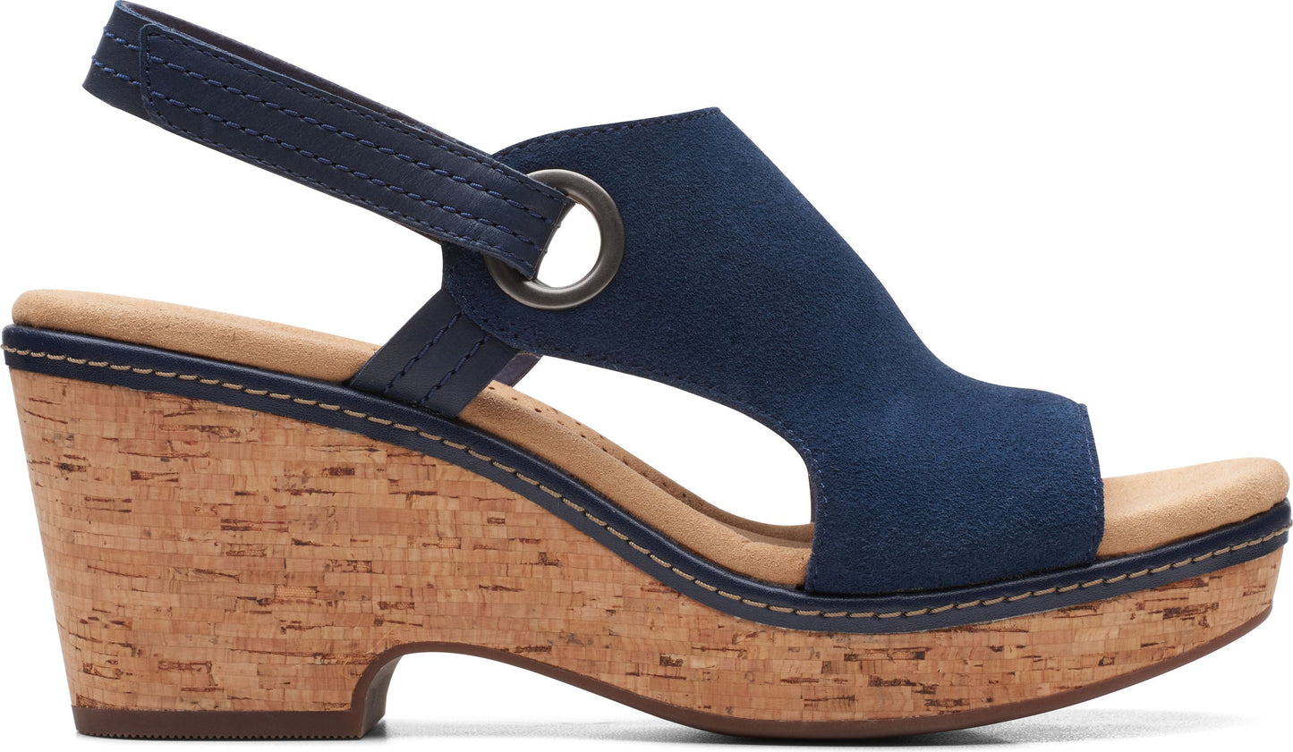 Clarks Sandals Giselle Sea Navy