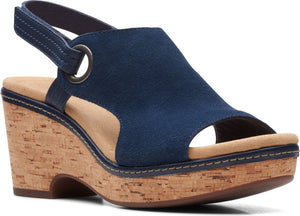 Clarks Sandals Giselle Sea Navy