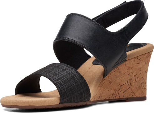 Clarks Sandals Kyarra Faye Black