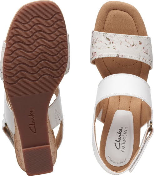 Clarks Sandals Kyarra Faye White