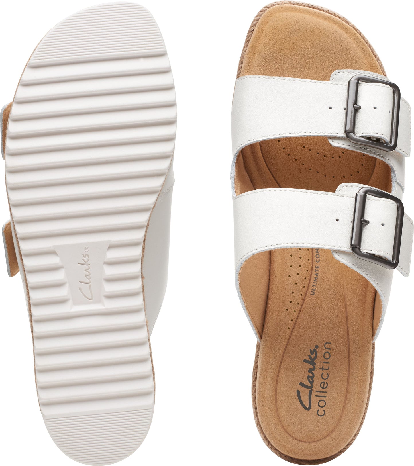 Clarks Sandals Lana Beach White