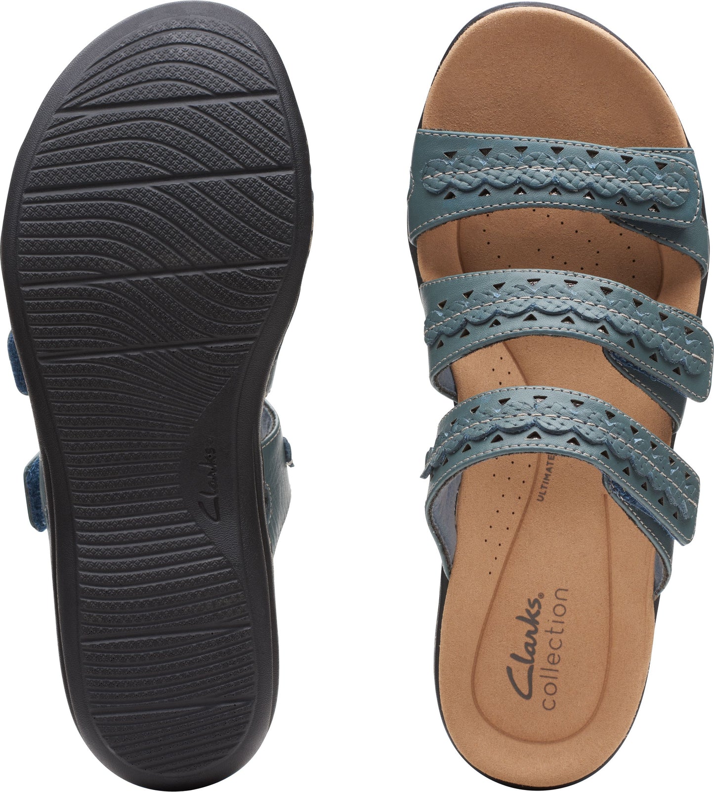 Clarks Sandals Laurieann Cove Blue Grey