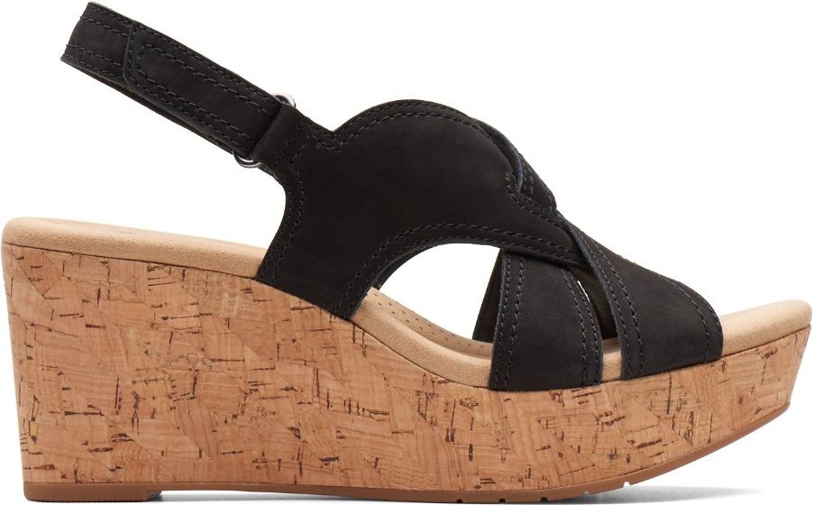 Clarks Sandals Rose Erin Black