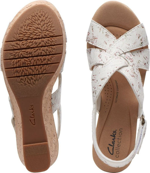 Clarks Sandals Rose Erin Pink Floral