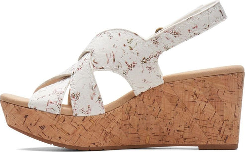 Clarks Sandals Rose Erin Pink Floral