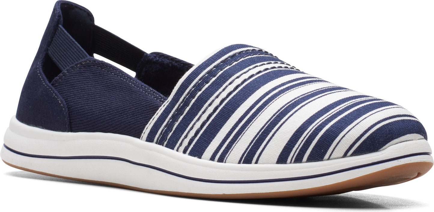 Clarks Shoes Breeze Step Navy/white
