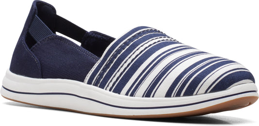 Clarks Shoes Breeze Step Navy/white