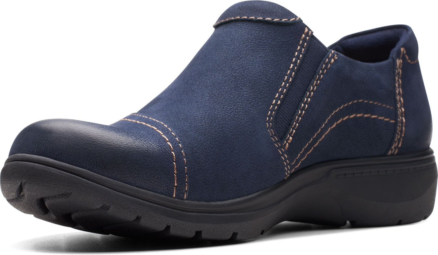 Clarks Shoes Carleigh Ray Navy Nubuck