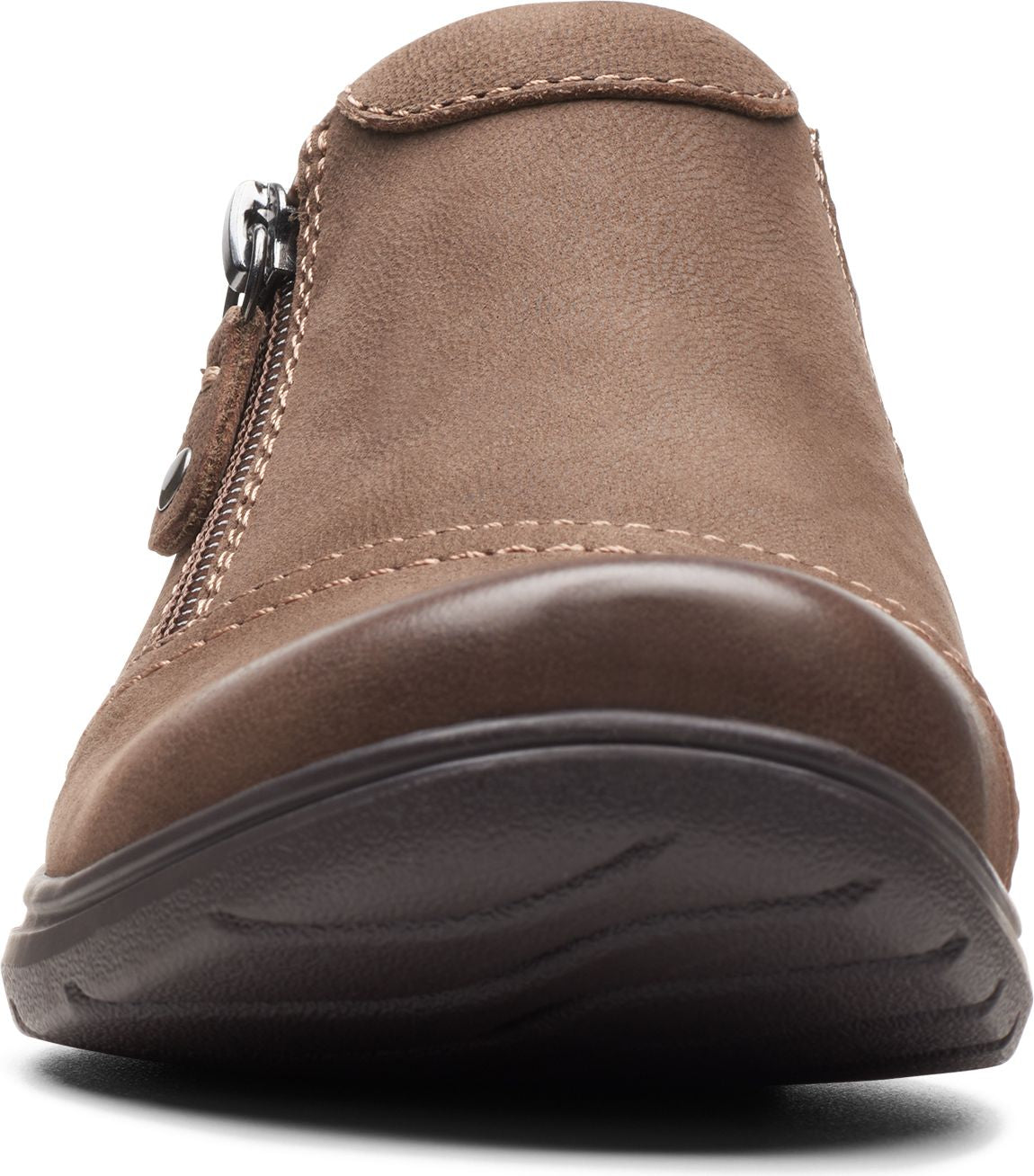 Clarks Shoes Carleigh Ray Taupe Nubuck