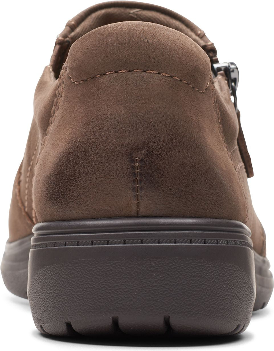 Clarks Shoes Carleigh Ray Taupe Nubuck