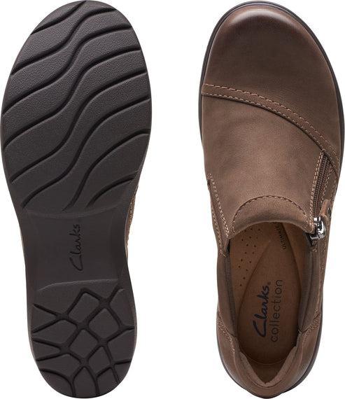Clarks Shoes Carleigh Ray Taupe Nubuck