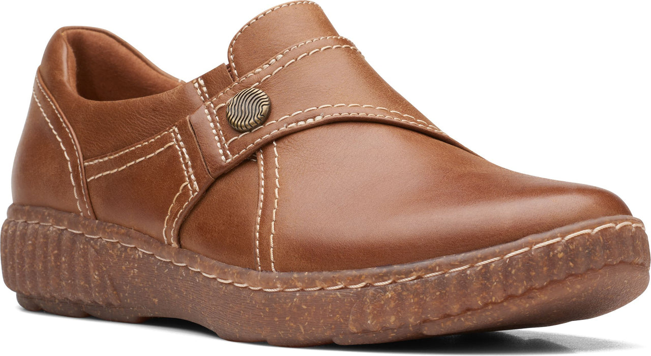 Clarks Shoes Caroline Pearl Dark Tan