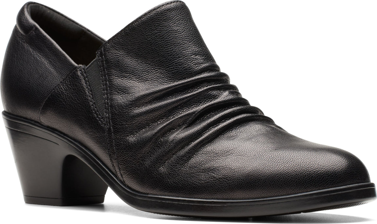 Clarks Shoes Emily 2 Cove Black Leather