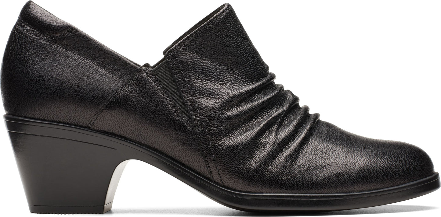 Clarks Shoes Emily 2 Cove Black Leather