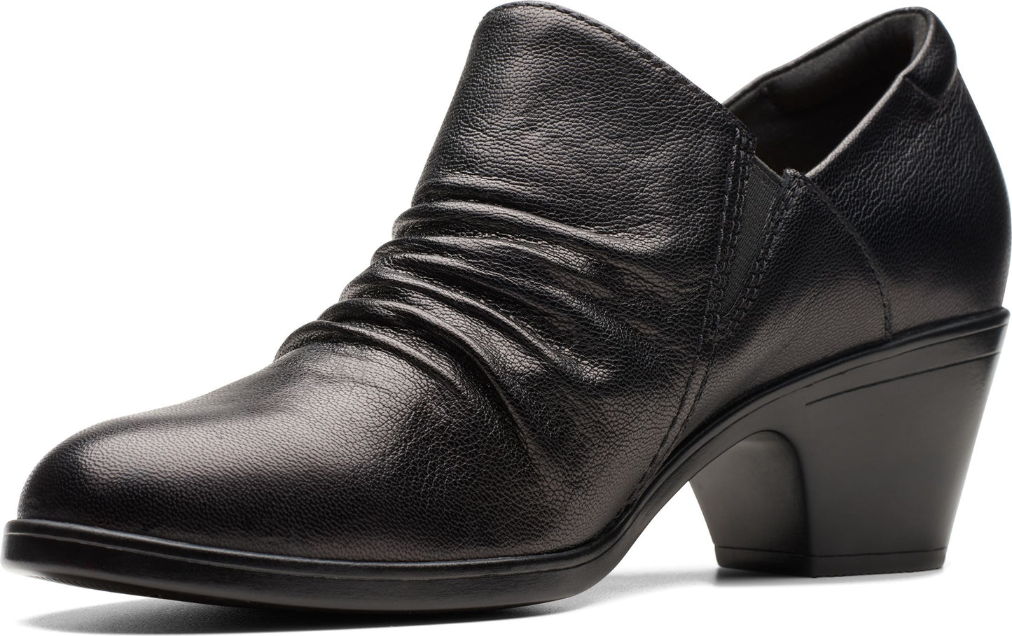 Clarks Shoes Emily 2 Cove Black Leather