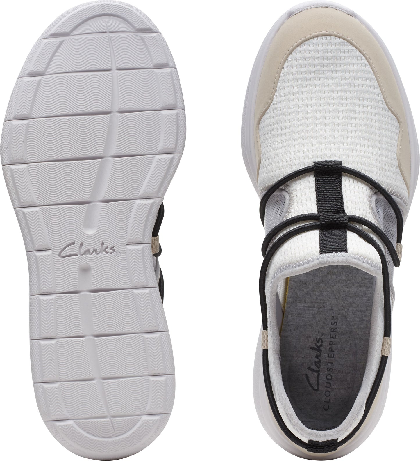 Clarks Shoes Ezera Skip White