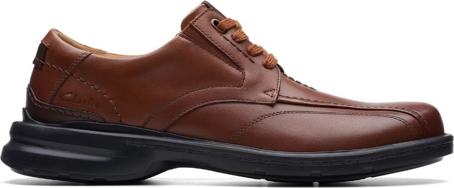 Clarks Shoes Gessler Lace Dark Tan