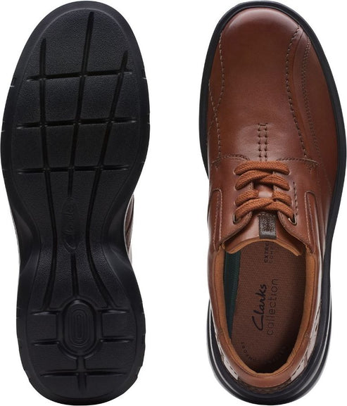 Clarks Shoes Gessler Lace Dark Tan