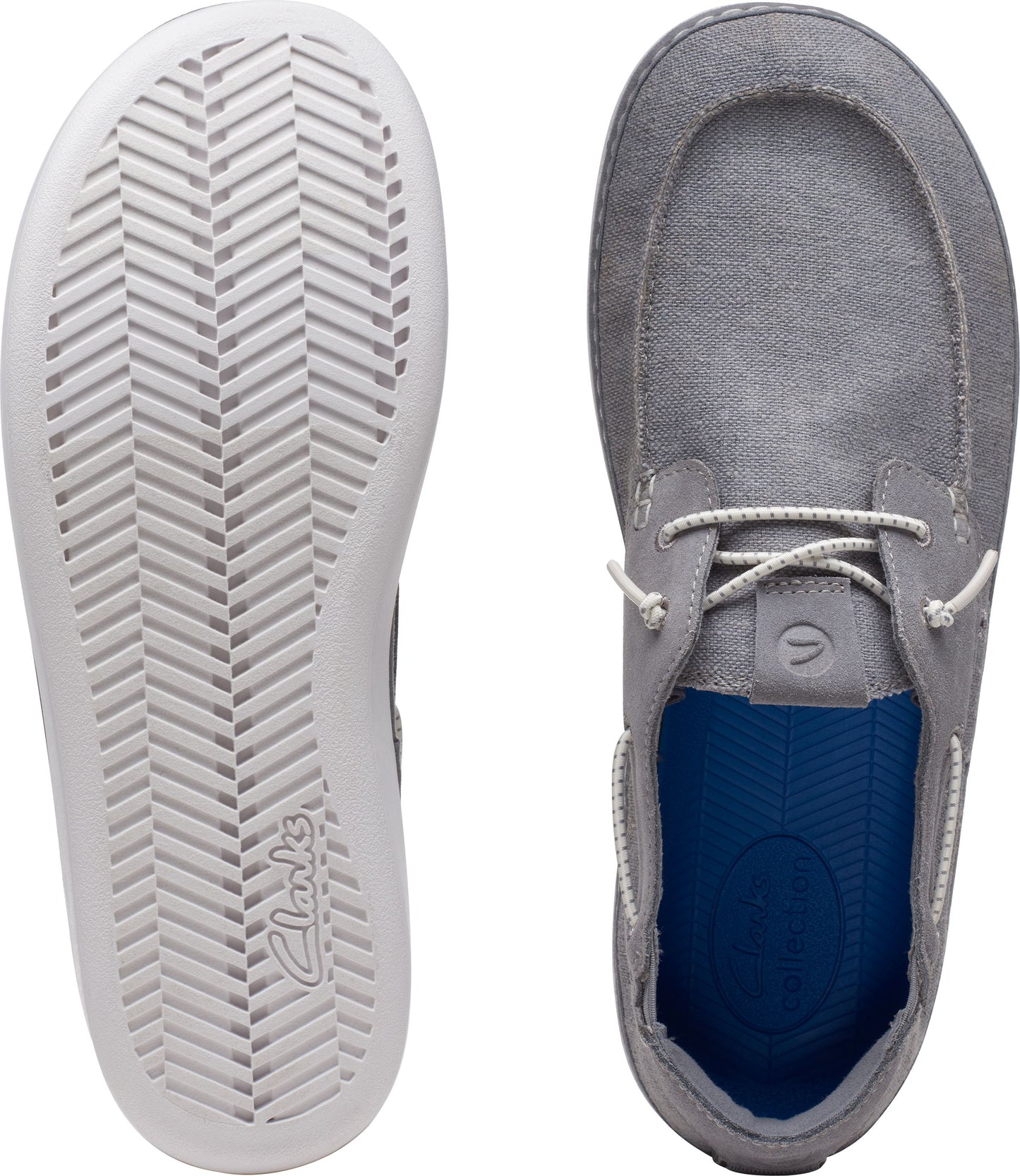 Clarks Shoes Higley Tie Grey