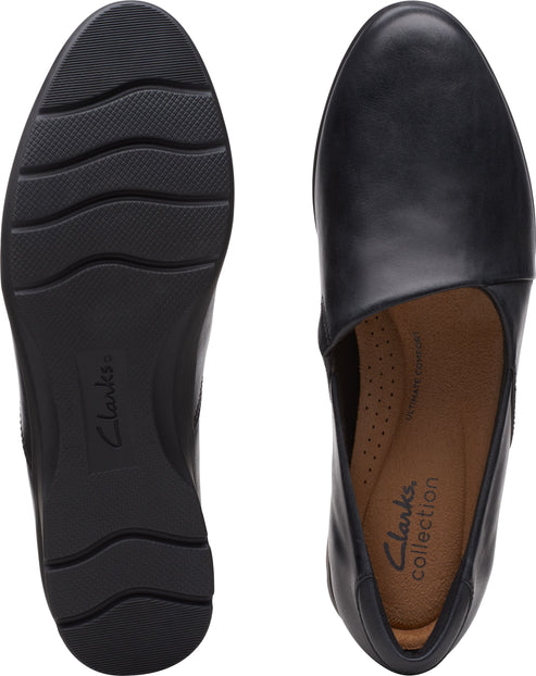 Clarks Shoes Jenette Grace Black Leather