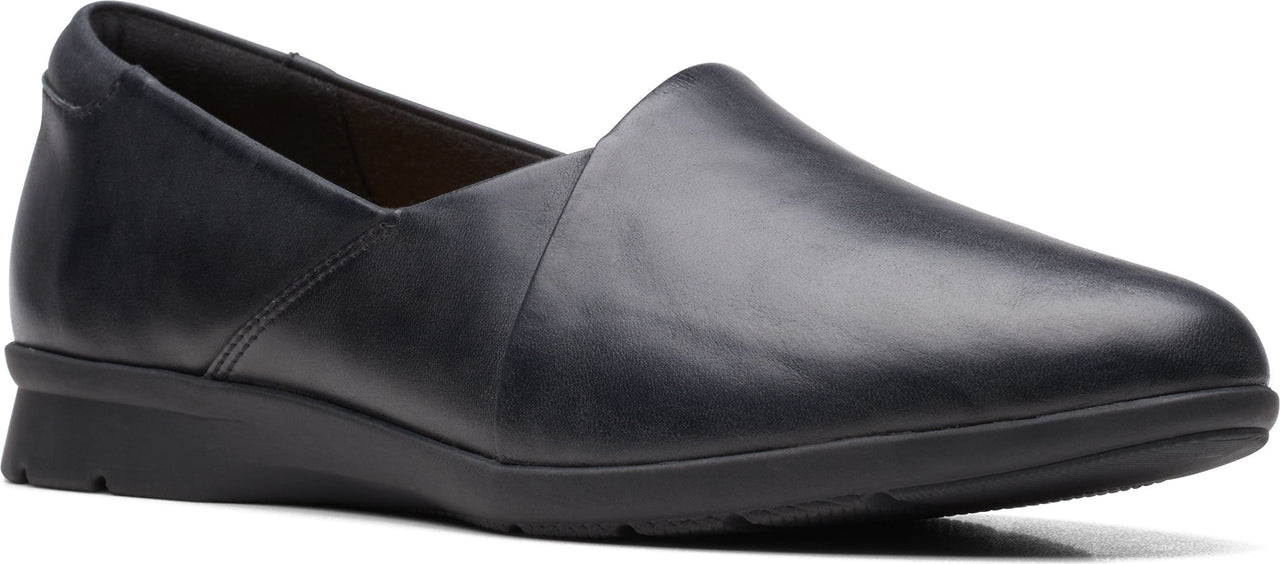 Clarks Shoes Jenette Grace Black Leather