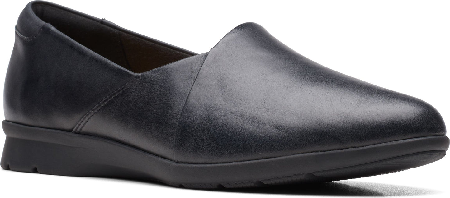 Clarks Shoes Jenette Grace Black Leather
