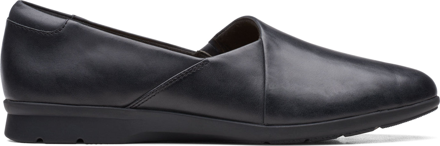 Clarks Shoes Jenette Grace Black Leather