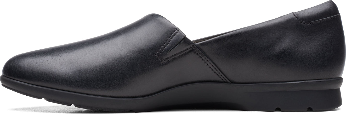 Clarks Shoes Jenette Grace Black Leather