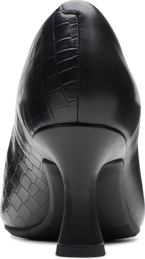 Clarks Shoes Kataleyna Rose Black Croc