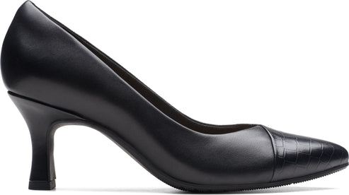 Clarks Shoes Kataleyna Rose Black Croc