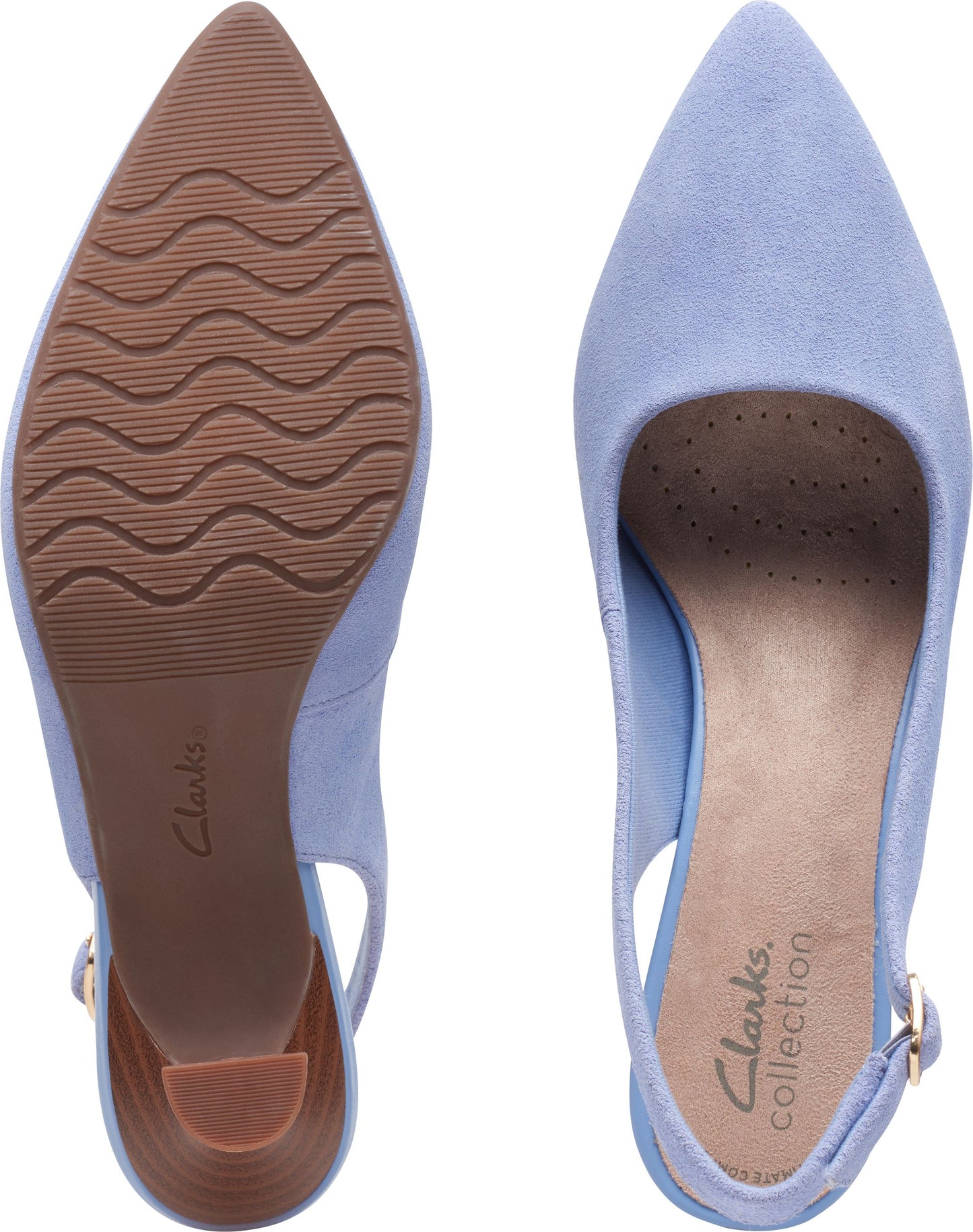 Clarks Shoes Kataleyna Step Powder Blue