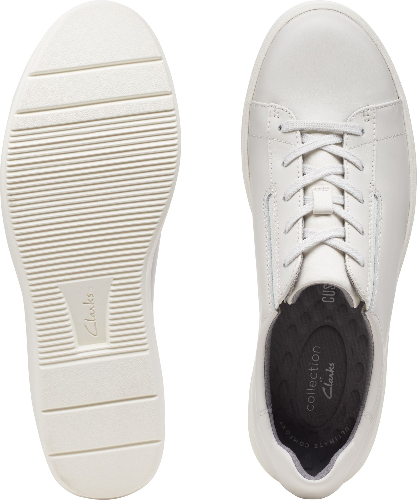Clarks Shoes Layton Lace White