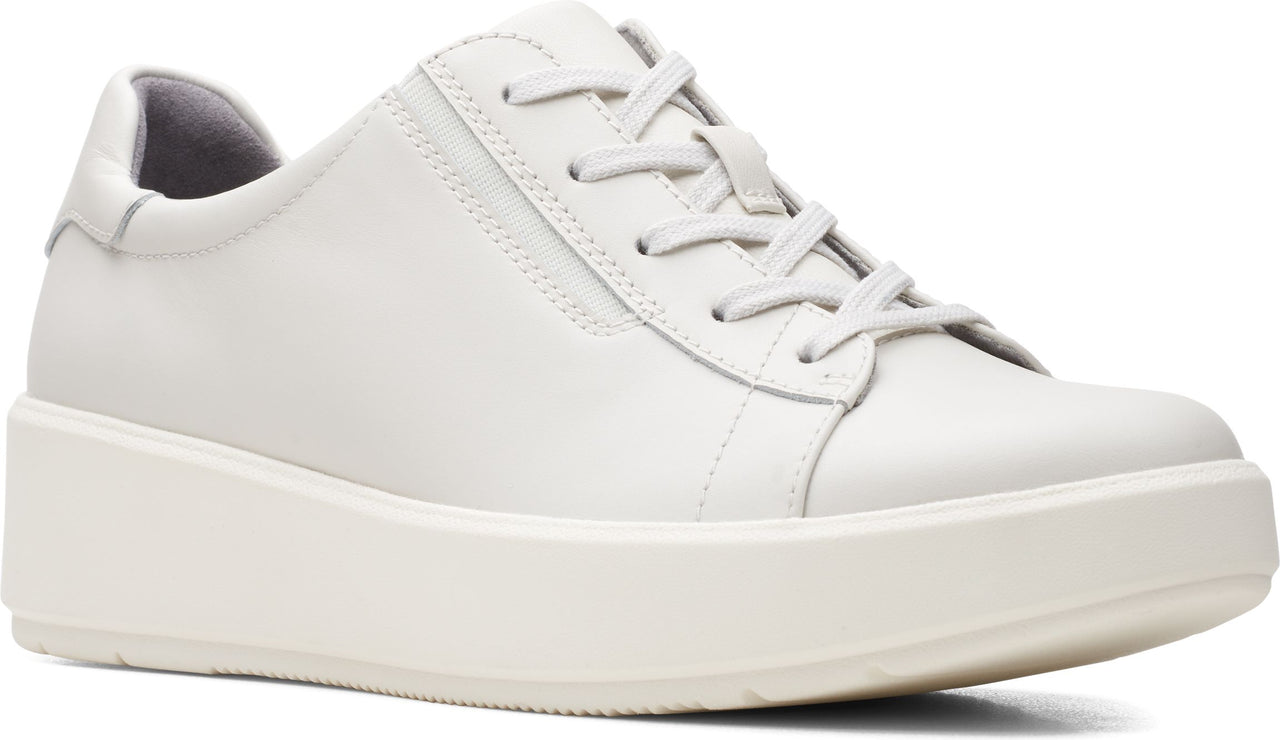 Clarks Shoes Layton Lace White