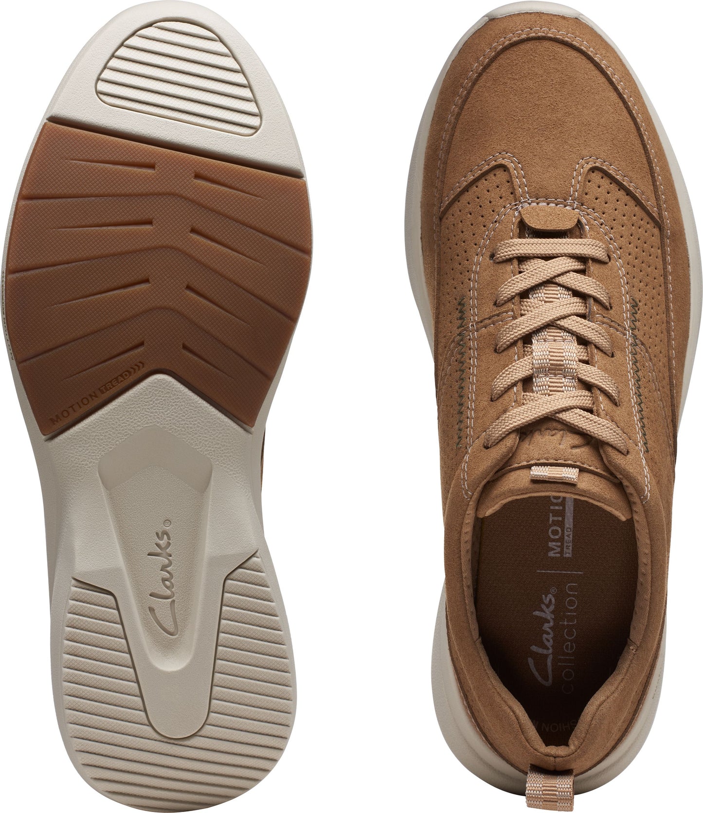 Clarks Shoes Lehman Mix Dark Sand