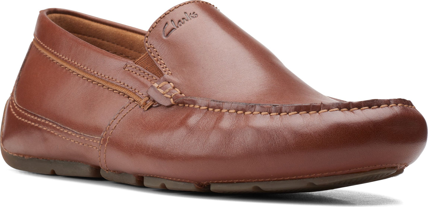 Clarks Shoes Markman Plain Dark Tan