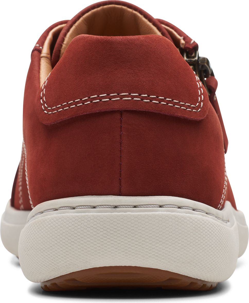 Clarks Shoes Nalle Lace Chestnut Nubuck