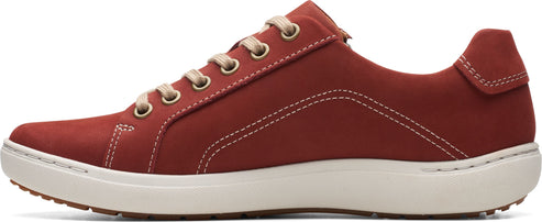 Clarks Shoes Nalle Lace Chestnut Nubuck