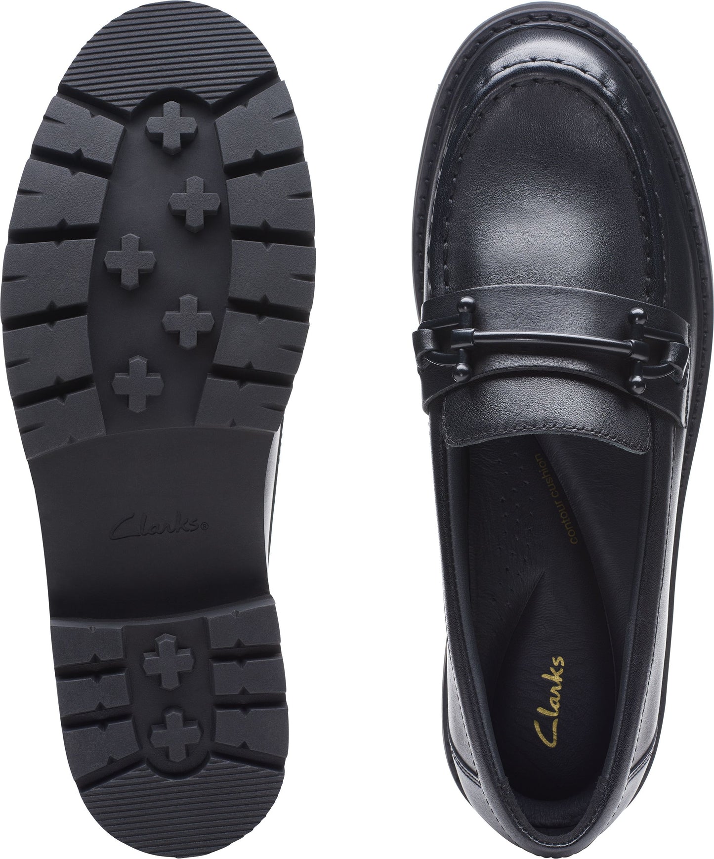 Clarks Shoes Orianna Bit Black Leather