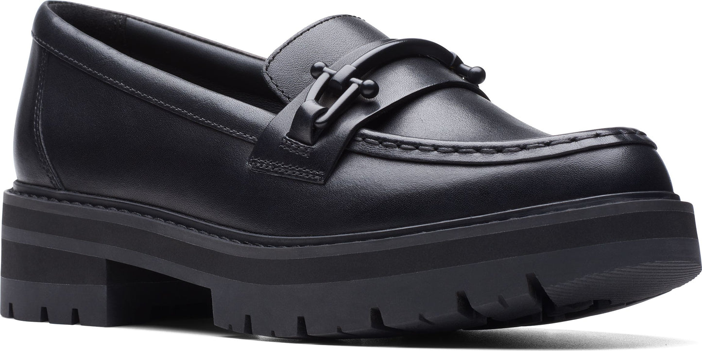 Clarks Shoes Orianna Bit Black Leather