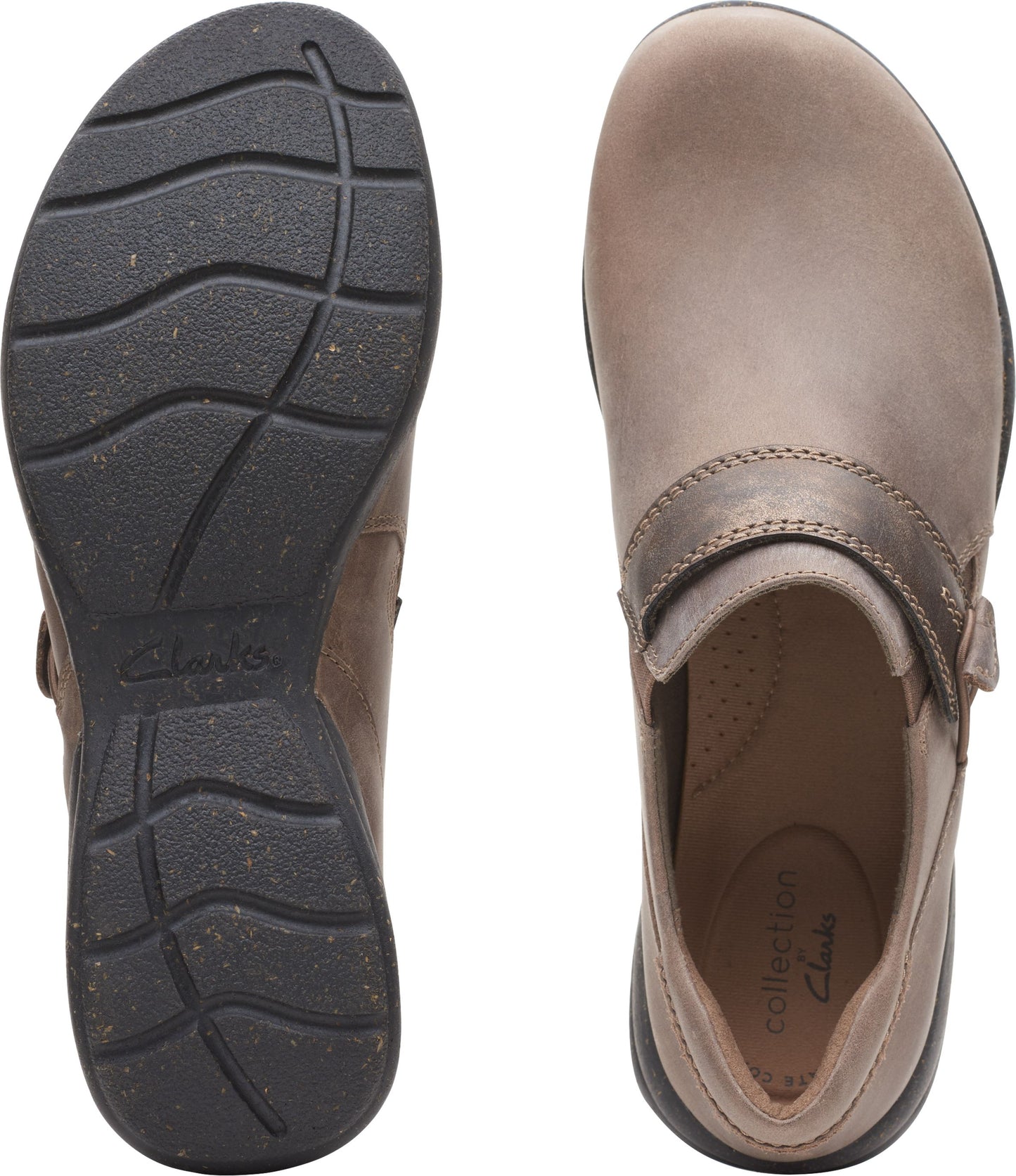 Clarks Shoes Roseville Dot Dark Taupe